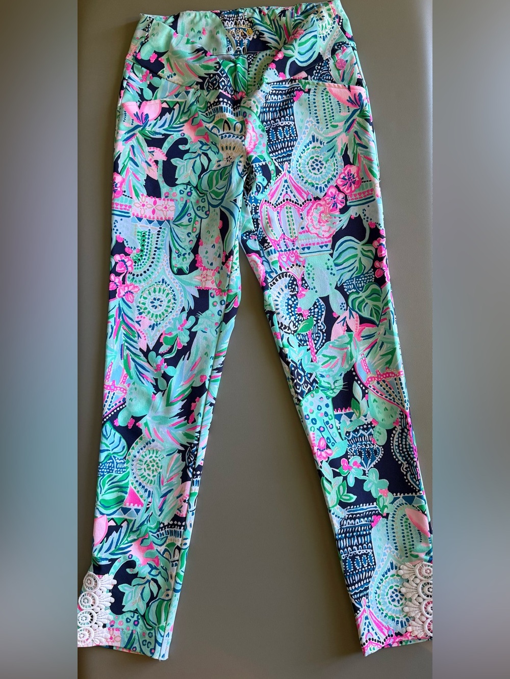 EUC Lilly Pulitzer Corso Golf Pant Lookin Sharp Size 0